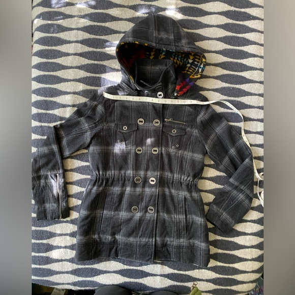 Hurley x Pendleton Wool Parka Jacket w/ Removable Hood - Womens Small - Picture 3 of 16